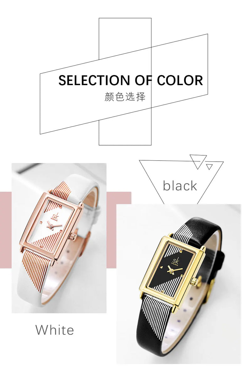 Shengke Luxury RTR - Relógio Feminino - Versão Retrô